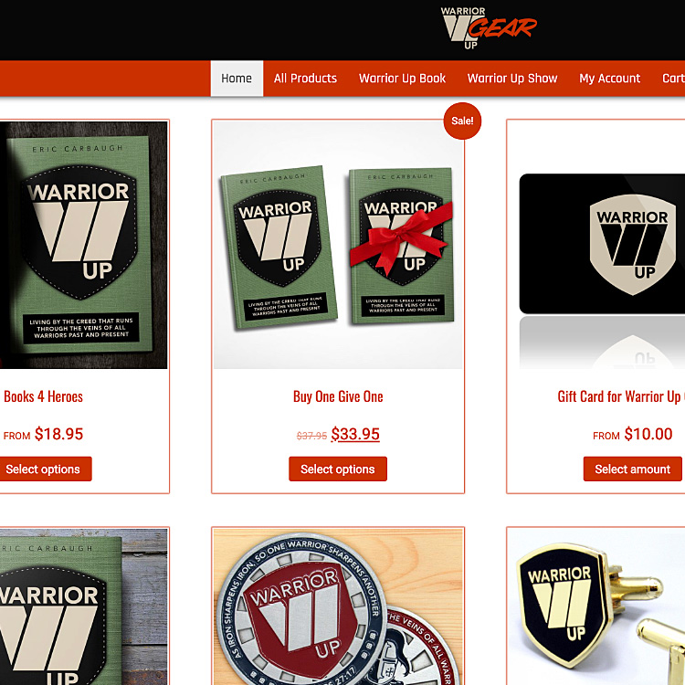 Go to the Warrior Up Gear